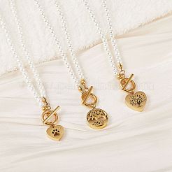 304 Stainless Steel Pendant Necklaces&nbsp;NJEW-SZ0001-30