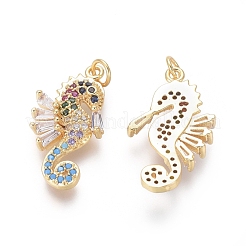 Golden Plated Brass Pendants&nbsp;ZIRC-L087-008G
