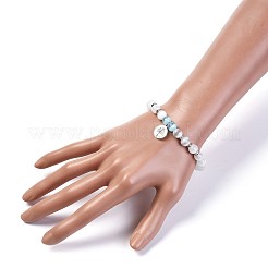 316 Surgical Stainless Steel Cubic Zirconia Charm Bracelets&nbsp;BJEW-JB04516-05