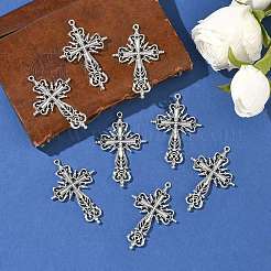 Tibetan Style Zinc Alloy Big Pendants&nbsp;TIBEP-R334-117AS-RS