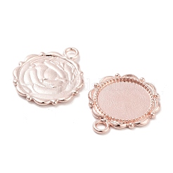 Alloy Pendant Cabochon Settings&nbsp;PALLOY-A18941-RG-LF