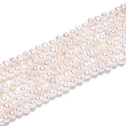 Natural Cultured Freshwater Pearl Beads Strands&nbsp;PEAR-N013-02I-01