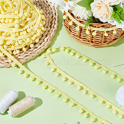 Nylon Pom Pom Ball Tassel Lace Ribbon&nbsp;DIY-WH0580-31A