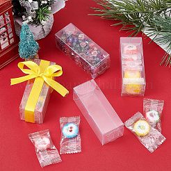 30Pcs Rectangle Transparent Plastic PVC Box Gift Packaging&nbsp;CON-NB0001-85B
