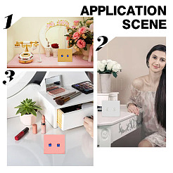 4 Colors Acrylic Single Earring Display Card&nbsp;ODIS-AR0001-05B