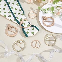 8Pcs 4 Styles Alloy Buckles&nbsp;AJEW-GA0007-98