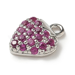 Brass Micro Pave Cubic Zirconia Charms&nbsp;KK-I276-41P