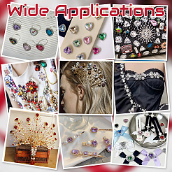 40Pcs 4 Styles Acrylic Sew on Rhinestones&nbsp;GACR-GA0001-05