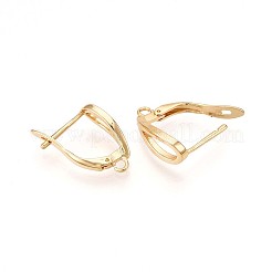 Brass Hoop Earring Finding&nbsp;KK-N261-35G