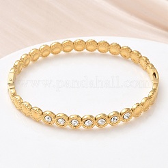 304 Stainless Steel Hinged Bangles for Women&nbsp;BJEW-C132-01B-G