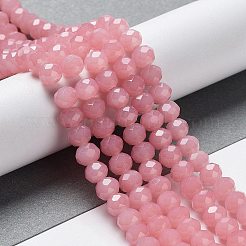 Baking Paint Imitation Jade Glass Bead Strands&nbsp;X-DGLA-A034-J6MM-A3