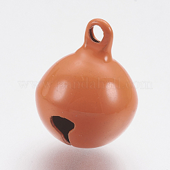 Brass Bell Pendants&nbsp;KK-G281-H08