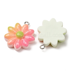 Gradient Color Opaque Resin Pendants&nbsp;RE-CBA5B90-05