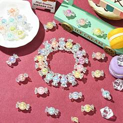 Baking Paint Transparent Acrylic Beads&nbsp;MACR-CJC0004-36