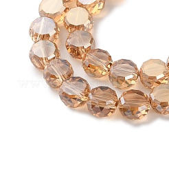 Electroplate Glass Beads Strands&nbsp;EGLA-C010-01A-PL02