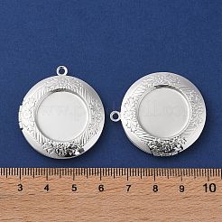 Brass Locket Pendants&nbsp;KK-K277-08S