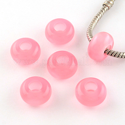 Imitation Cat Eye Resin European Beads&nbsp;RPDL-S001-M