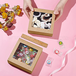 Square Foldable Creative Cardboard Box&nbsp;CON-WH0086-17B-02