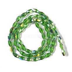 Electroplate Glass Beads Strands&nbsp;GLAA-Q101-03B-AB03