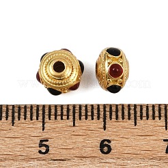 Matte Gold Color Brass Bumpy Beads&nbsp;KK-L155-05B-01