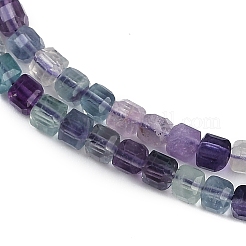 Natural Colorful Fluorite Beads Strands&nbsp;G-P553-E01-02