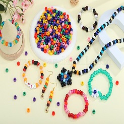 1400Pcs 7 Styles Transparent and Opaque Plastic Beads&nbsp;KY-SZ0001-50