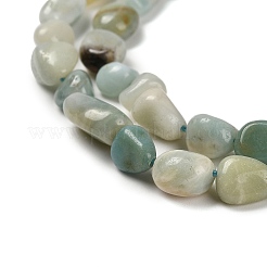 Natural Flower Amazonite Beads Strands&nbsp;G-P497-01E-31