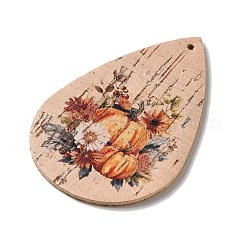 Halloween Imitation Leather Big Pendants&nbsp;FIND-K017-02E-01