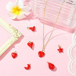 7Pcs 7 Styles Brass Pendants&nbsp;KK-CJ0003-59