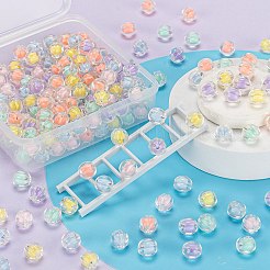 210Pcs 6 Colors Transparent Acrylic Beads&nbsp;TACR-LS0001-03