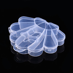 Shell Shaped Polypropylene(PP) Bead Storage Containers&nbsp;CON-N001-047