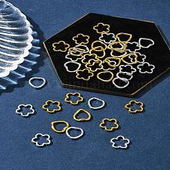 50Pcs Tibetan Style Alloy Bead Frame&nbsp;TIBEB-FS0001-10AG