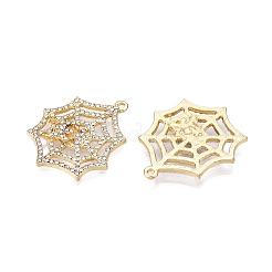 Rack Plating Alloy Rhinestone Pendants&nbsp;PALLOY-T091-03KCG-RS