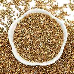 Electroplate Glass Seed Beads&nbsp;SEED-H003-08F