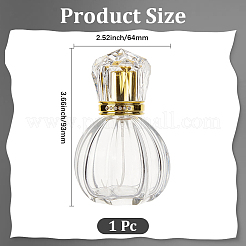 Glass & Resin Crystal Rhinestone Travel Spray Bottles&nbsp;AJEW-GF0013-83