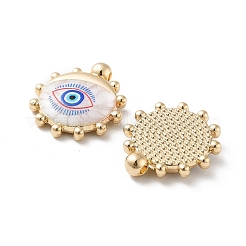 Rack Plating Alloy Enamel Pendants&nbsp;FIND-C050-14G-02