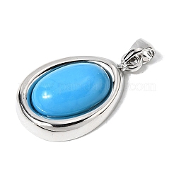 Synthetic Turquoise Pendants&nbsp;KK-L267-01P-01