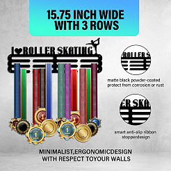 Iron Medal Hanger Holder Display Wall Rack&nbsp;ODIS-WH0021-778