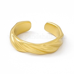 Ion Plating(IP) 304 Stainless Steel Open Cuff Ring for Women&nbsp;RJEW-C060-43MG