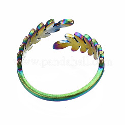 Leaf Cuff Rings&nbsp;RJEW-N038-025