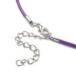 30Pcs 5 Colors Waxed Cord Necklace Making&nbsp;NCOR-FS0001-01