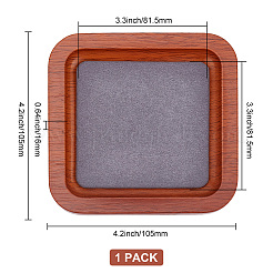 Square Wood Jewelry Plate&nbsp;AJEW-WH0401-71B