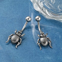 Insect 316 Surgical Stainless Steel Belly Button Rings&nbsp;EJEW-G416-03AS
