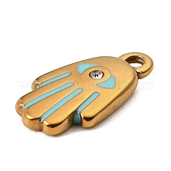304 Stainless Steel Enamel Pendants&nbsp;STAS-Z199-01G-07