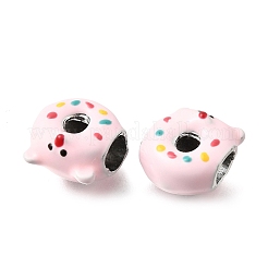 Alloy Enamel European Beads&nbsp;MPDL-F020-11B-P02