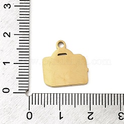 304 Stainless Steel Enamel Pendants&nbsp;STAS-I336-26G