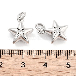 Brass with Cubic Zirconia Pendants&nbsp;KK-P271-38B-01P