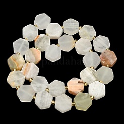Natural Green Banded Calcite(Afghan Jade) Beads Strands&nbsp;G-A291-A03-01