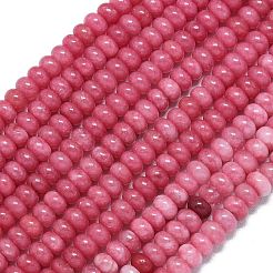 Natural Malaysia Jade Beads Strands&nbsp;G-B165-G01-4x6mm-08