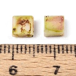 2-Hole Baking Paint Glass Seed Beads&nbsp;SEED-N009-03I